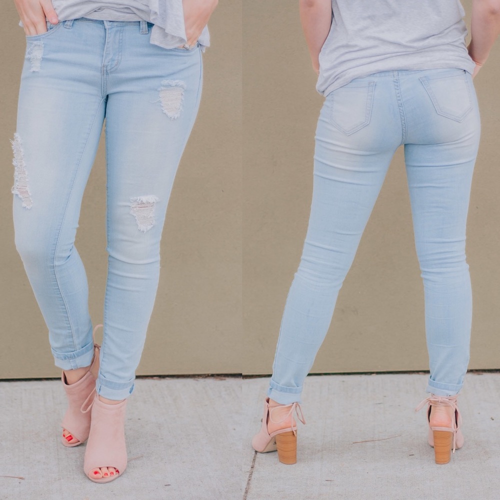 Light Blue Denim Jeans